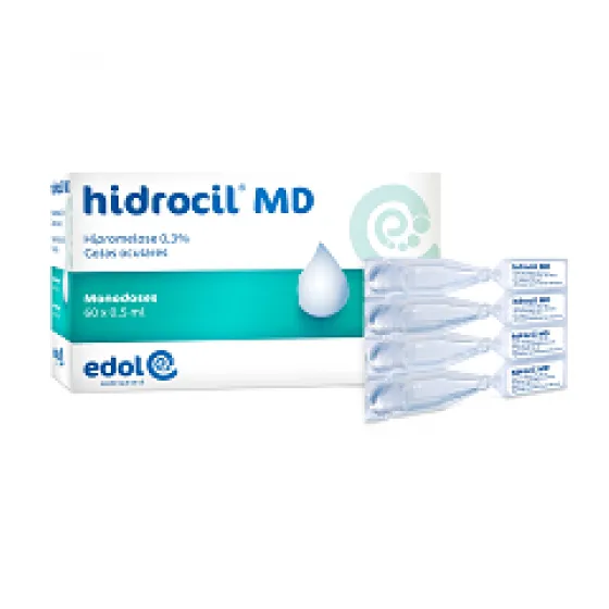 Hidrocil Md Sol Gotas Oft 0,3% 60x0,5ml