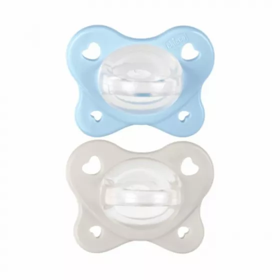 Chicco Physio DualSoft Azul 2-6M X2