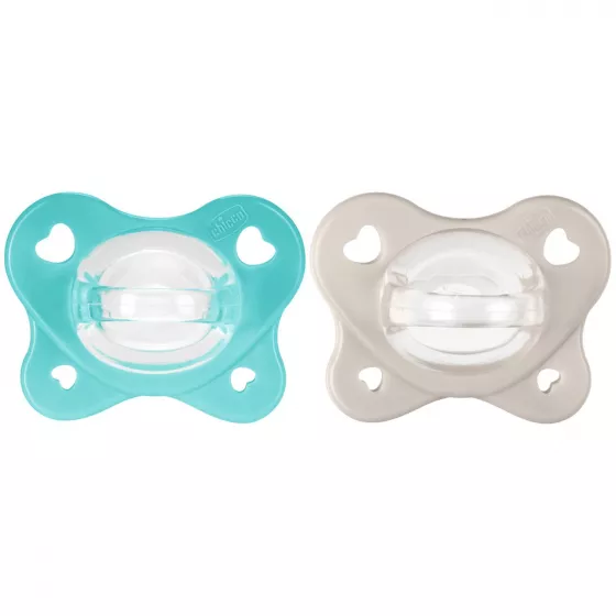 Chicco Physio DualSoft Azul 6-16M  X2