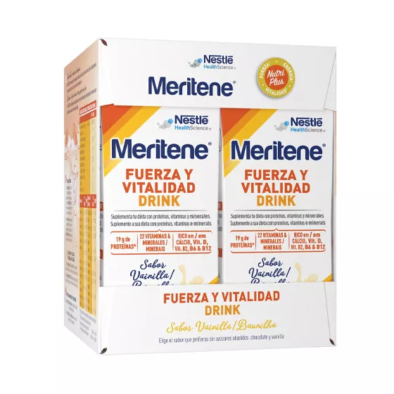 Meritene Força e Vitalidade Baunilha x4 180ml