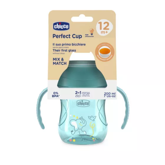 Chicco Copo Refeição 360 Azul 12M+ 200ml