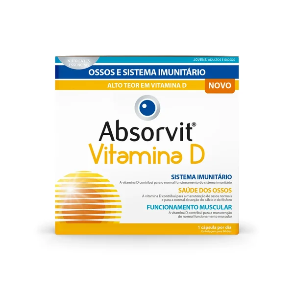 Absorvit Vitamina D Caps X90