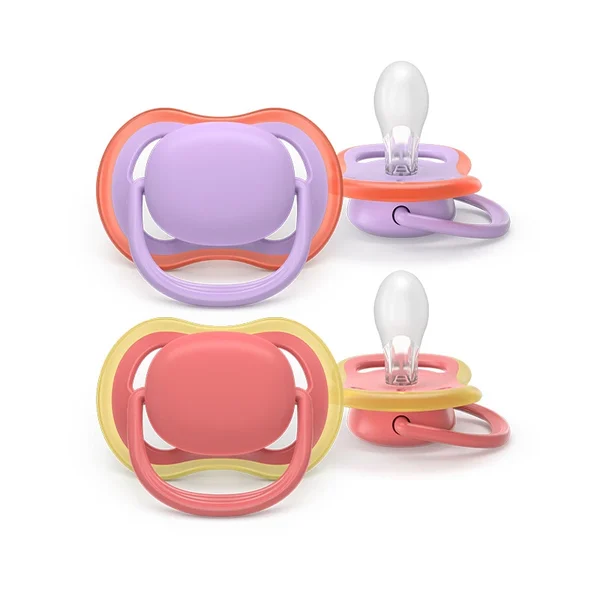 Philips Avent Chupeta Eco Ultra Air Lilás/Rosa 18M+ X2 - Image 2