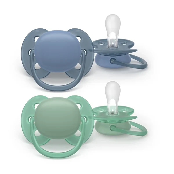 Philips Avent Chupeta Eco Ultra Soft Azul/Verde 6-18 X2