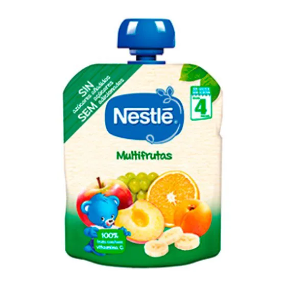 Nestle Naturnes Pacotinho Multifrutas 90G 6M+ 1 Nestle Naturnes Pacotinho Multifrutas 90G 6M+