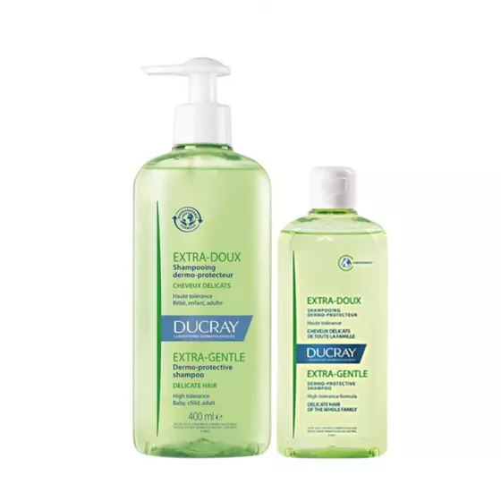Ducray Extra Doux Champô Frequência 400ml + Oferta 200ml