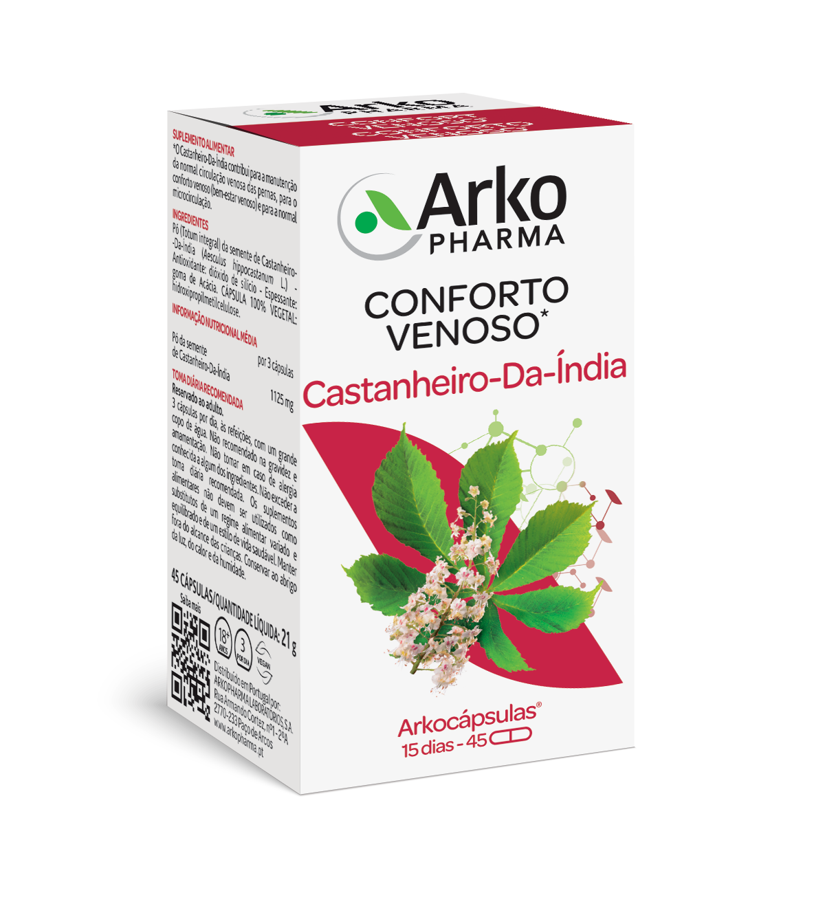 Arkocápsulas Castanheiro India 45 Cápsulas - Image 3