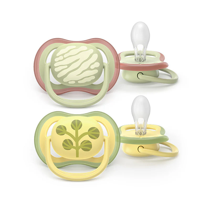 Philips Avent Ultra Air Chupeta Natureza e Folhas 18M+ 2 Chupetas Silicone - Image 2