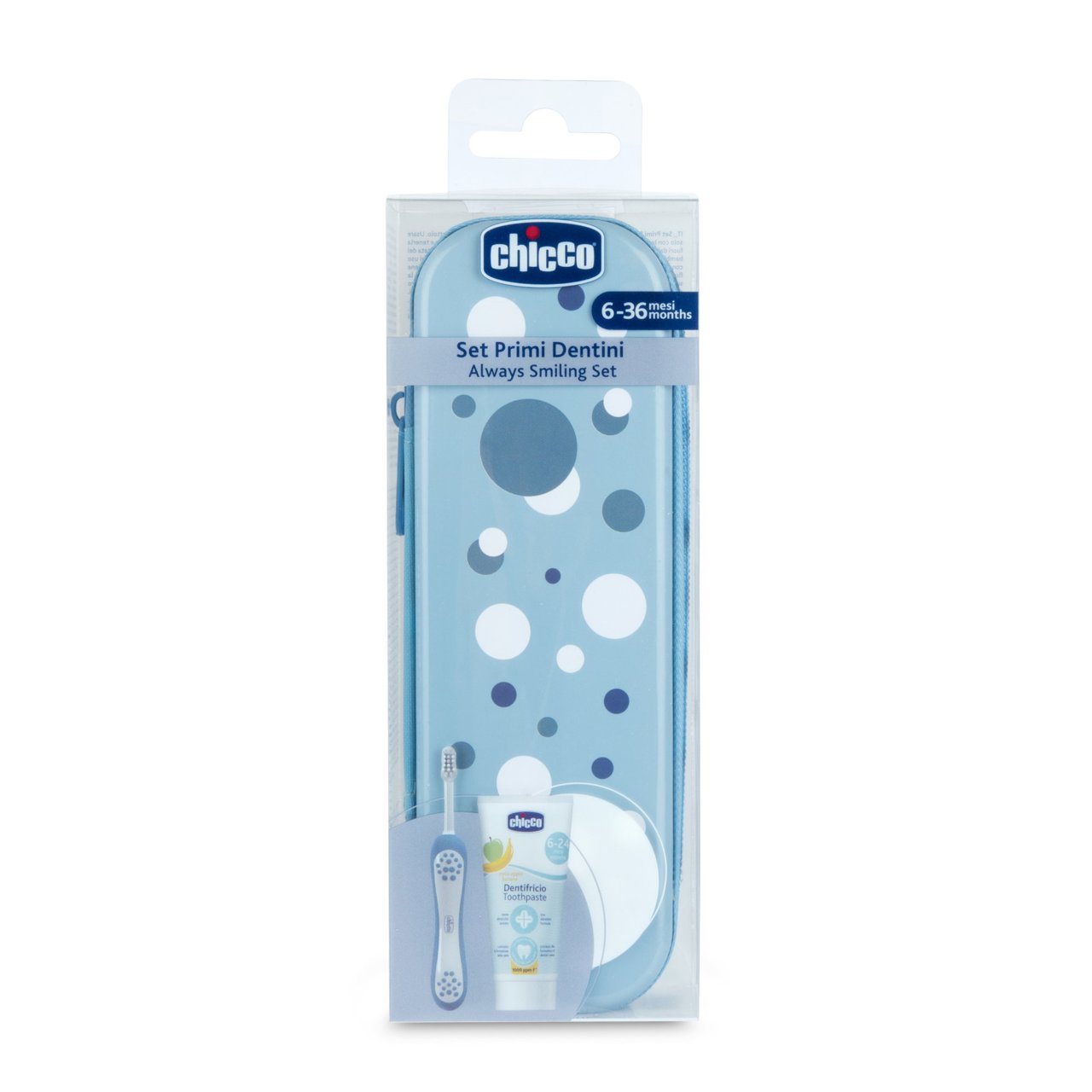 Chicco Conjunto de Higiene Oral Azul 6M+ 3 Chicco Conjunto de Higiene Oral Azul 6M+ - Image 3