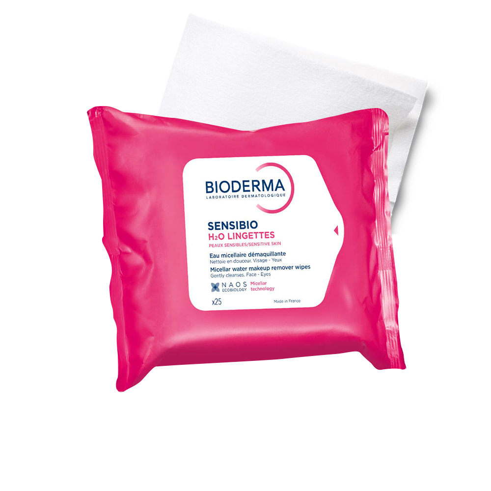 Sensibio Bioderma H2o Desmaquilhnate Toalhetes X25 - Image 2