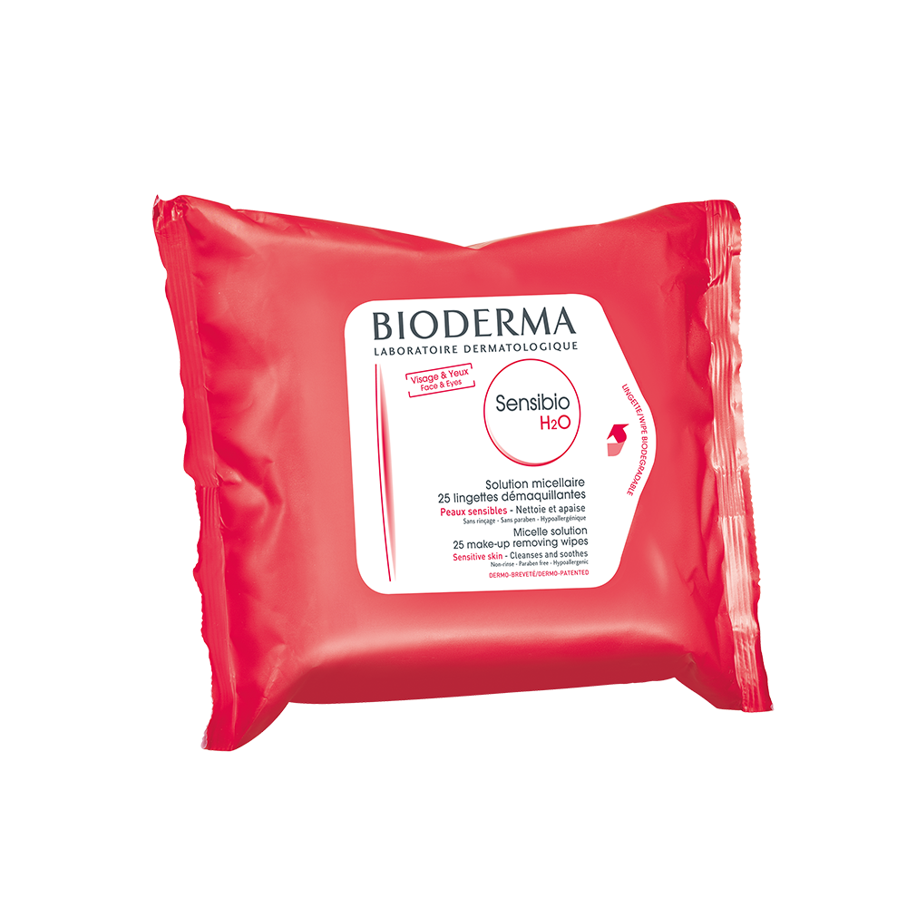 Sensibio Bioderma H2o Desmaquilhnate Toalhetes X25