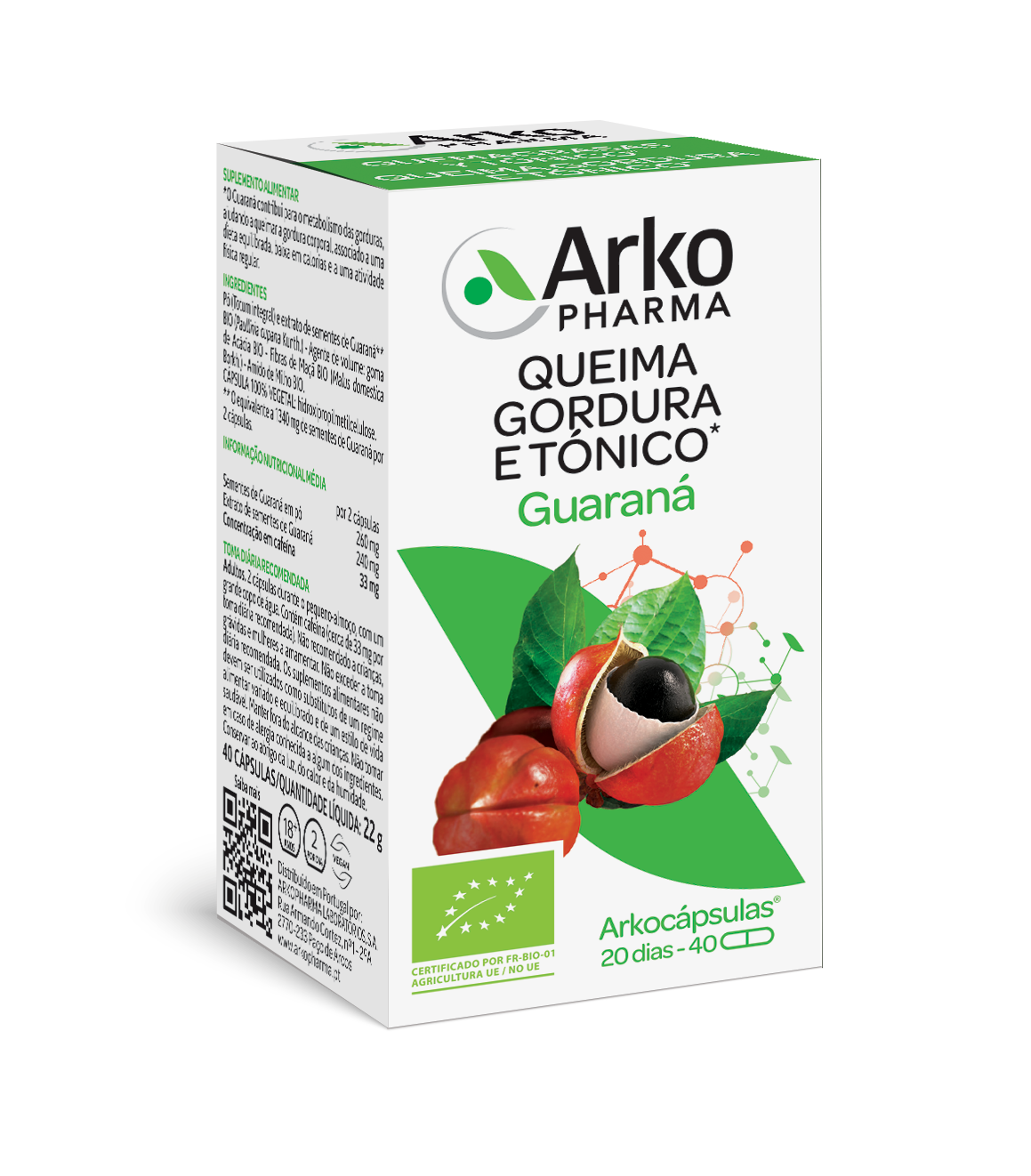 Arkopharma Guaraná Bio Capsulas X40 - Image 3