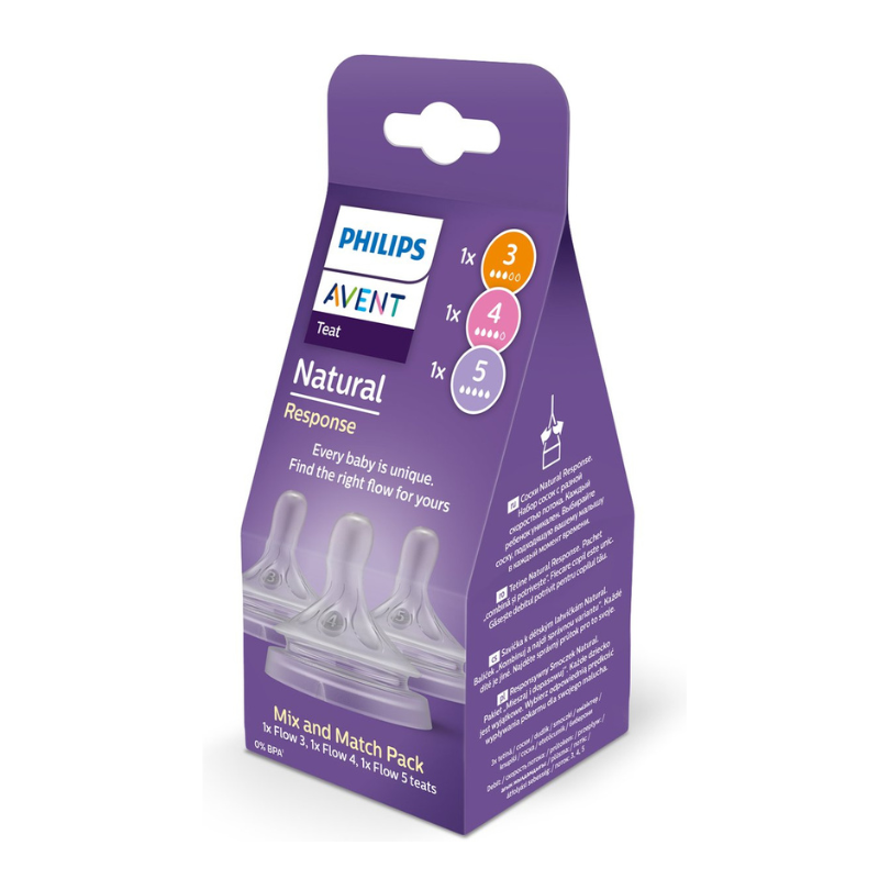Philips Avent Nature Responsive Tetinas Silicone T3+T4+T5