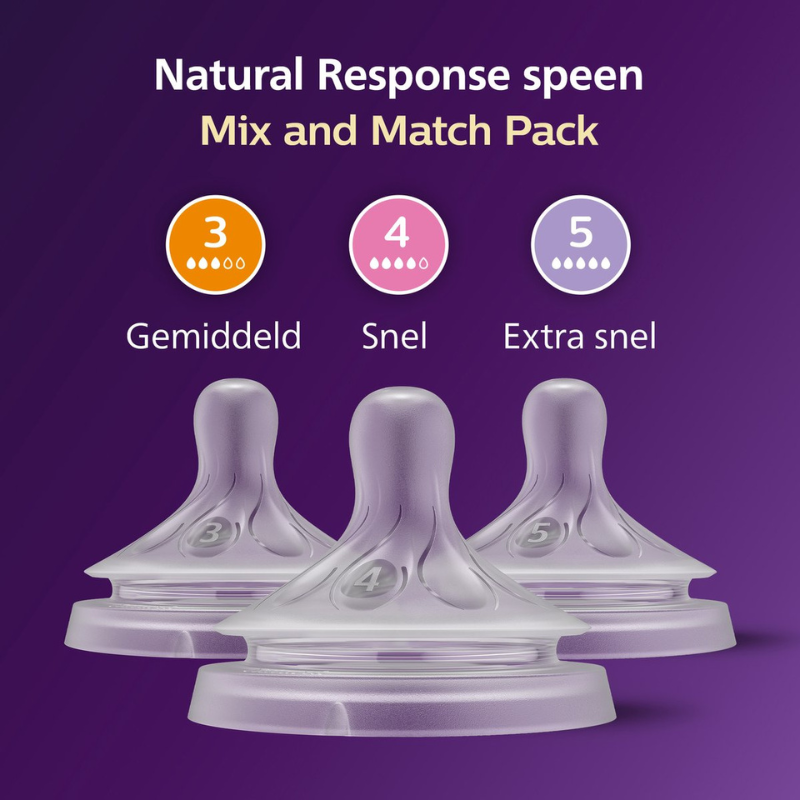 Philips Avent Nature Responsive Tetinas Silicone T3+T4+T5 - Image 2