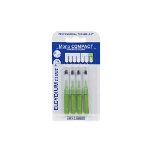 6931337 Elgydium Clinic Mono Compact Verde ISO 6 Escovilhoes X4 1
