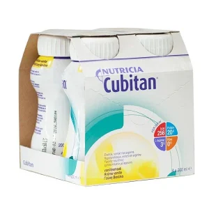 Cubitan Solução Baunilha Frasco 200ml x4