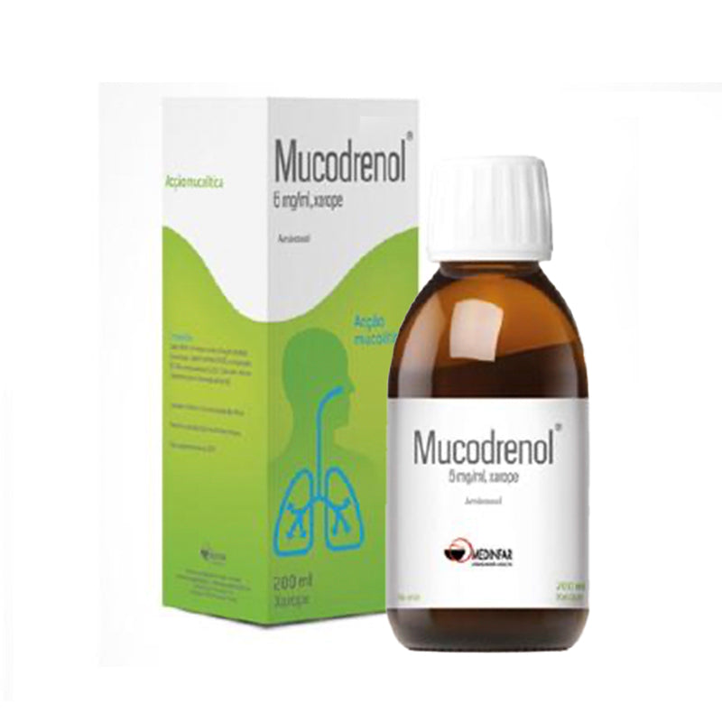 Mucodrenol, 6 mg/mL- 200 mL x 1 xar medida