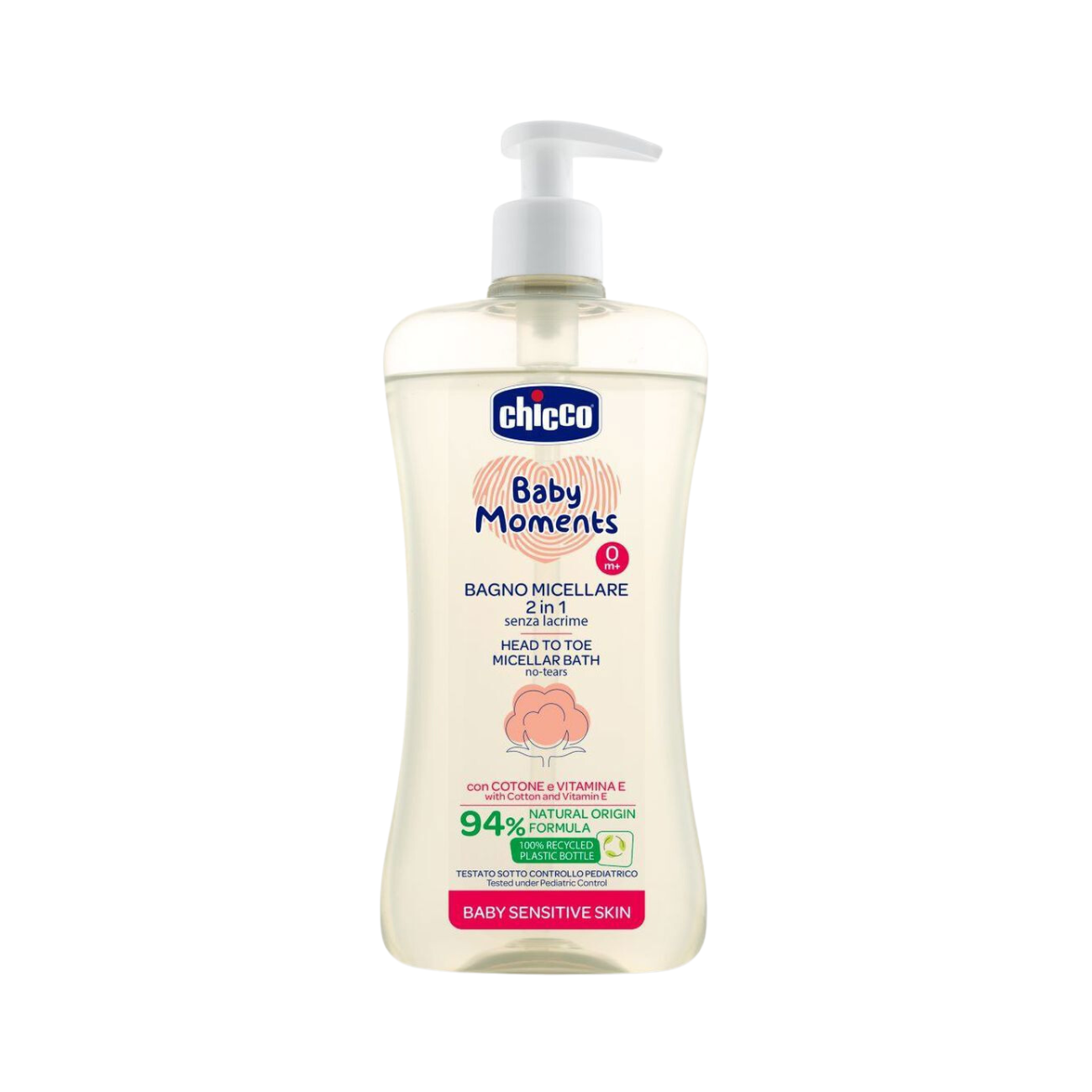 Chicco Baby Moments Gel de Banho Micelar 500ml