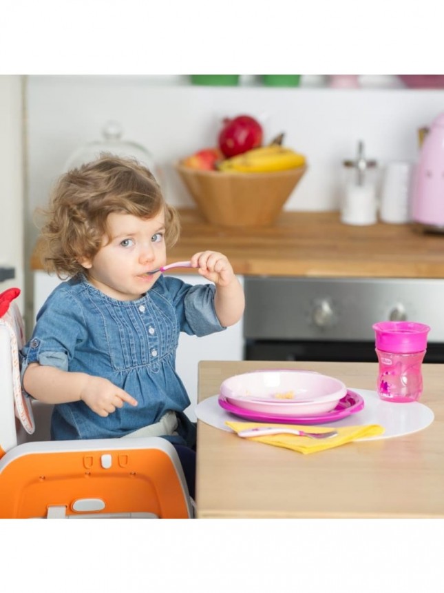 Chicco Conjunto para Refeição 12+ meses Rosa - Image 2