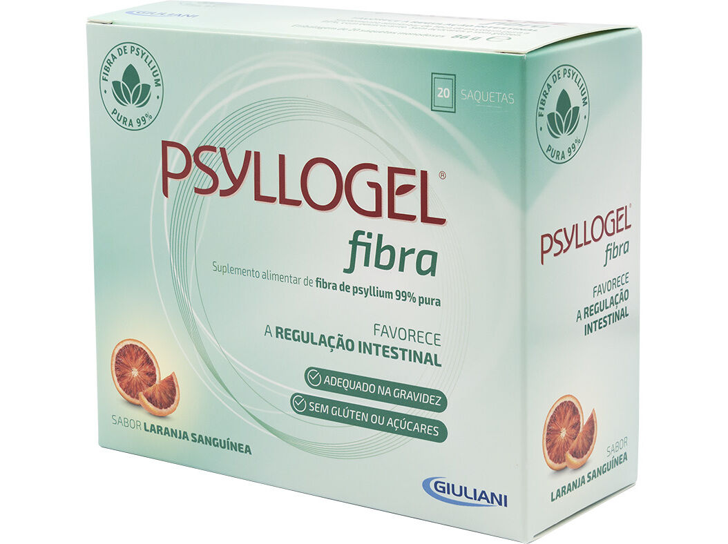 Psyllogel Fibra Laranja 20 saquetas
