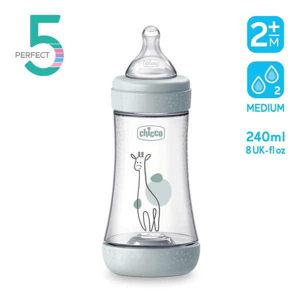 Chicco Biberão Perfect5 240ml Azul