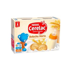 cerelac leite e cereais bolacha maria 2x200ml