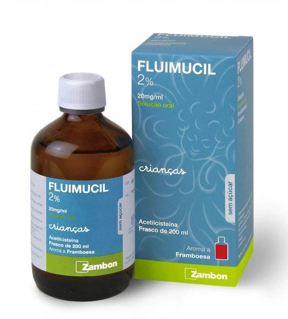 Fluimucil 2%  20 mg/m solução oral - 200 ml
