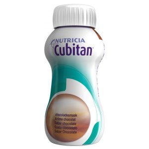 Cubitan Solução Chocolate Frasco - 200ml  x4 unidades
