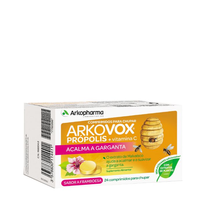 ARKOVOX Própolis + Vitamina C Sabor Framboesa 1 ARKOVOX Própolis + Vitamina C Sabor Framboesa