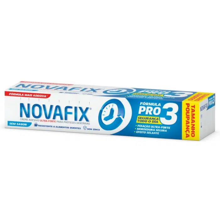 Novafix Pro3 Sem Sabor Creme Adeviso 70g Preço Especial