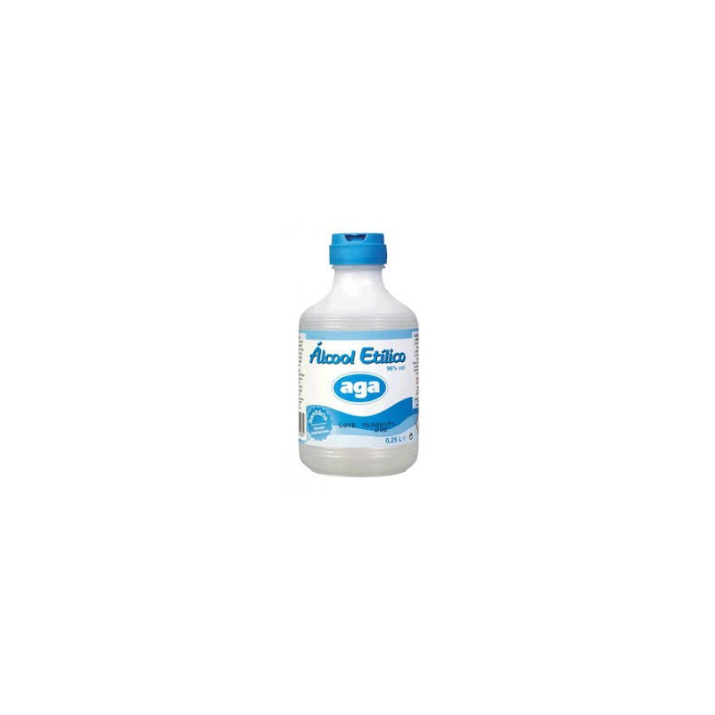 Álcool Etílico Desnaturado 96% AGA Uso Externo 250mL