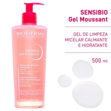 Bioderma Sensibio Gel Moussant 500ml - Image 2