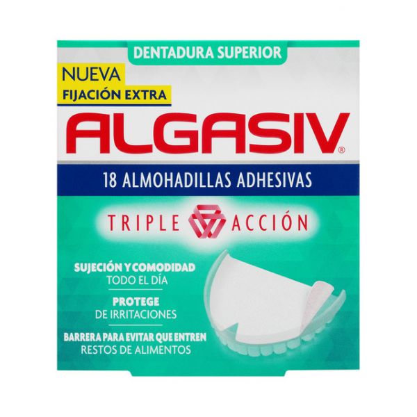 Algasiv Almofad Adesivas Dent Sup X18,