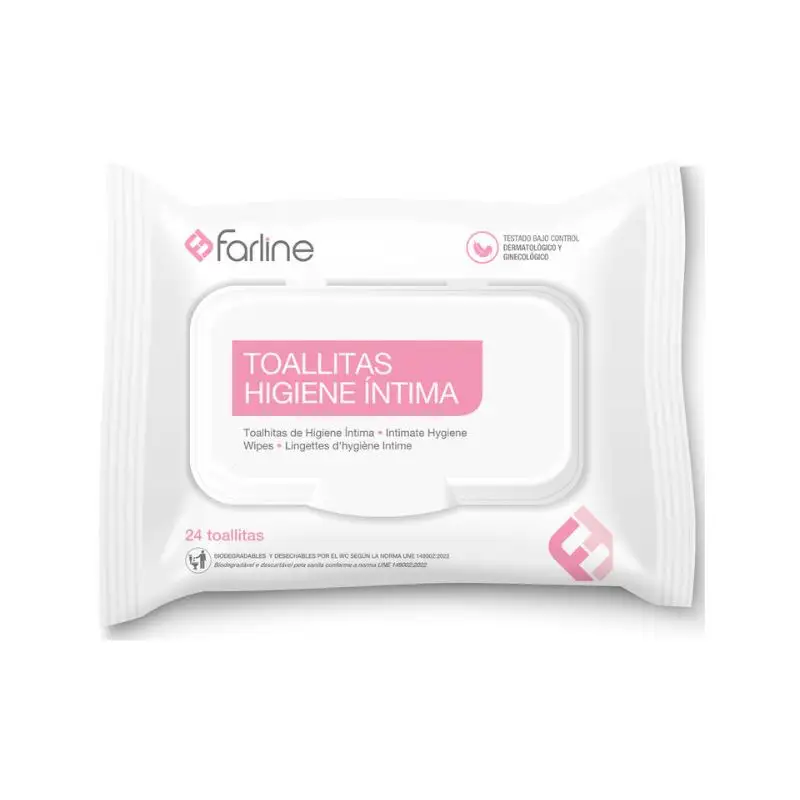 Farline Toalhitas Higiene Íntima X24