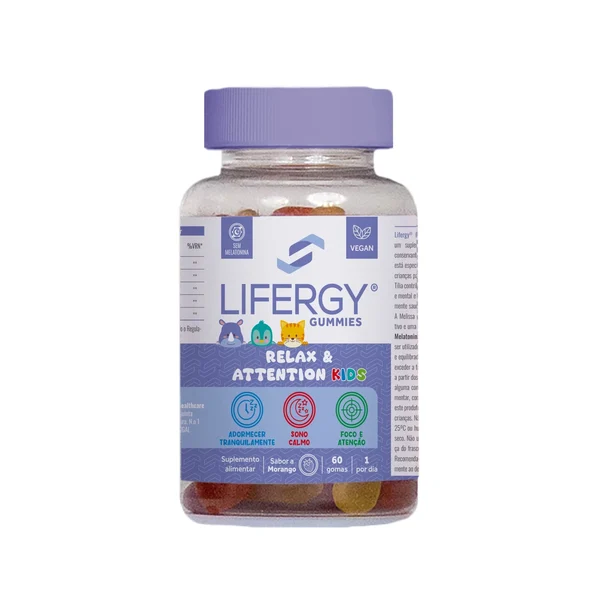 Lifergy Gummies Relax Attention Kids X60