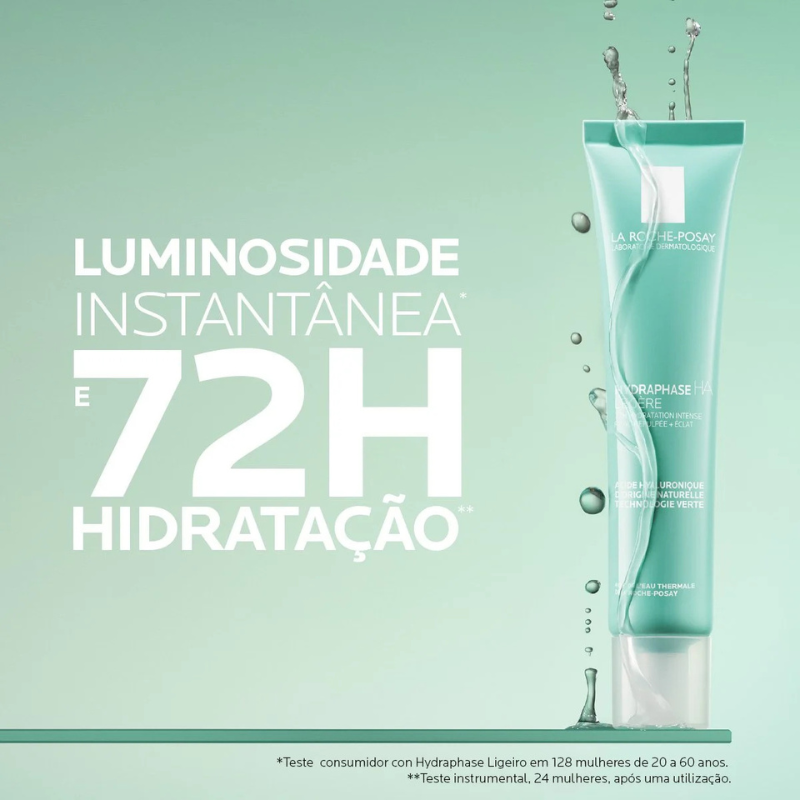 La Roche Posay Hydraphase HA Ligeiro Creme Hidratante 40ml | 72h de Hidratação | Pele Normal a Seca 1 La Roche Posay Hydraphase HA Ligeiro Creme Hidratante 40ml | 72h de Hidratação | Pele Normal a Seca