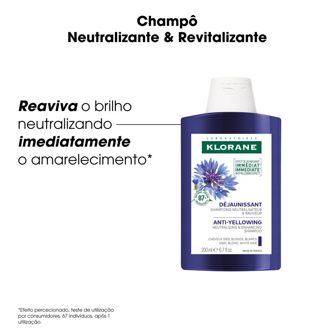 Klorane Champô com Centáurea Bio 200ml