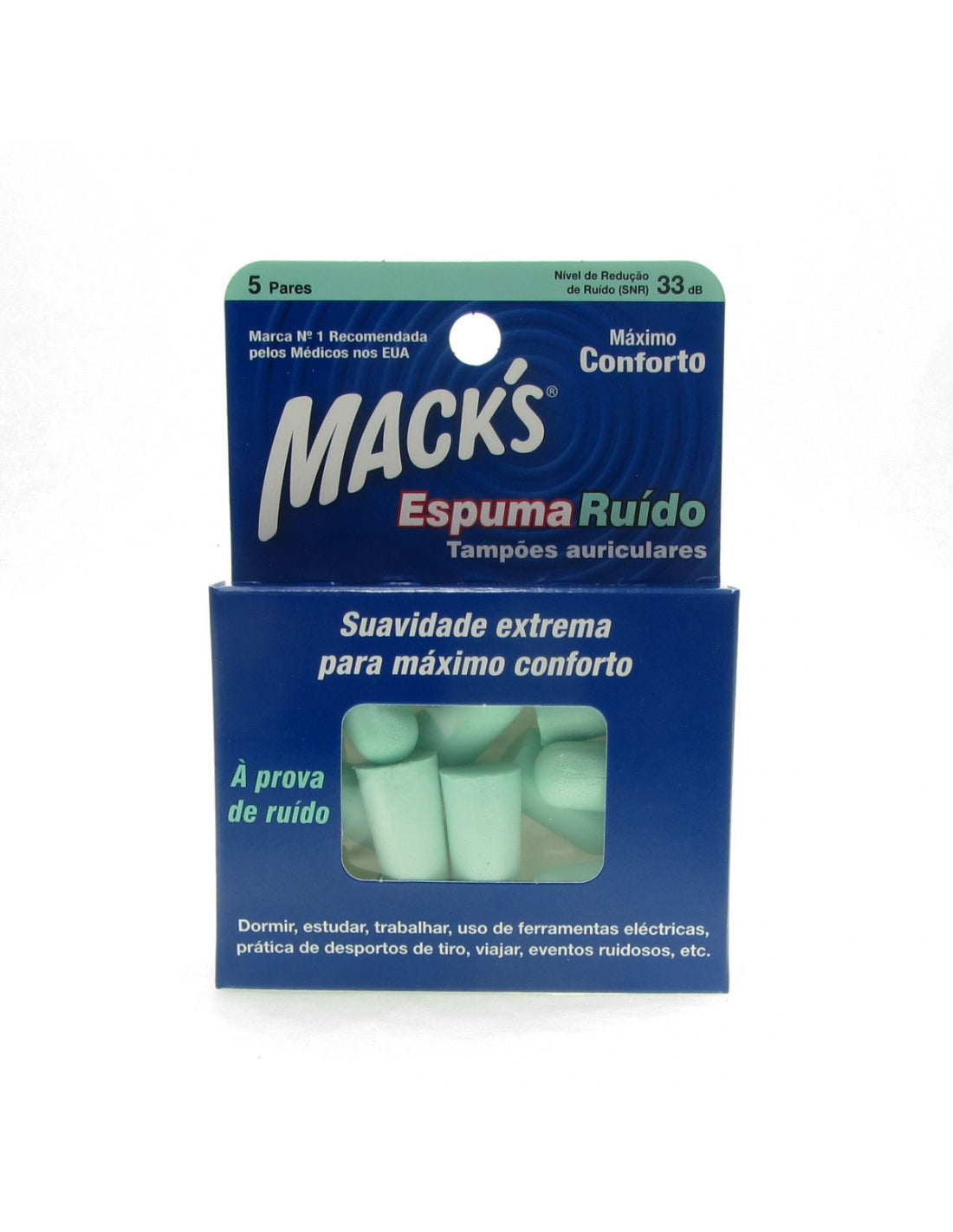 Mack S Espuma Ruido Tampao Oto X5
