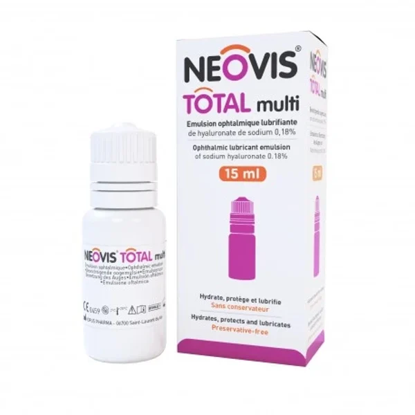 Neovis Total Multi Emulsão Multi-Oftálmica Lubrificante 15ml