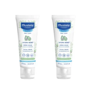Mustela Bebé Hydra Bebé Creme Rosto Duo 40ml X2