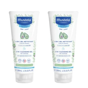Mustela Bebé 2 em 1 Gel Lavante Cabelo / Corpo Duo (200ml X2)