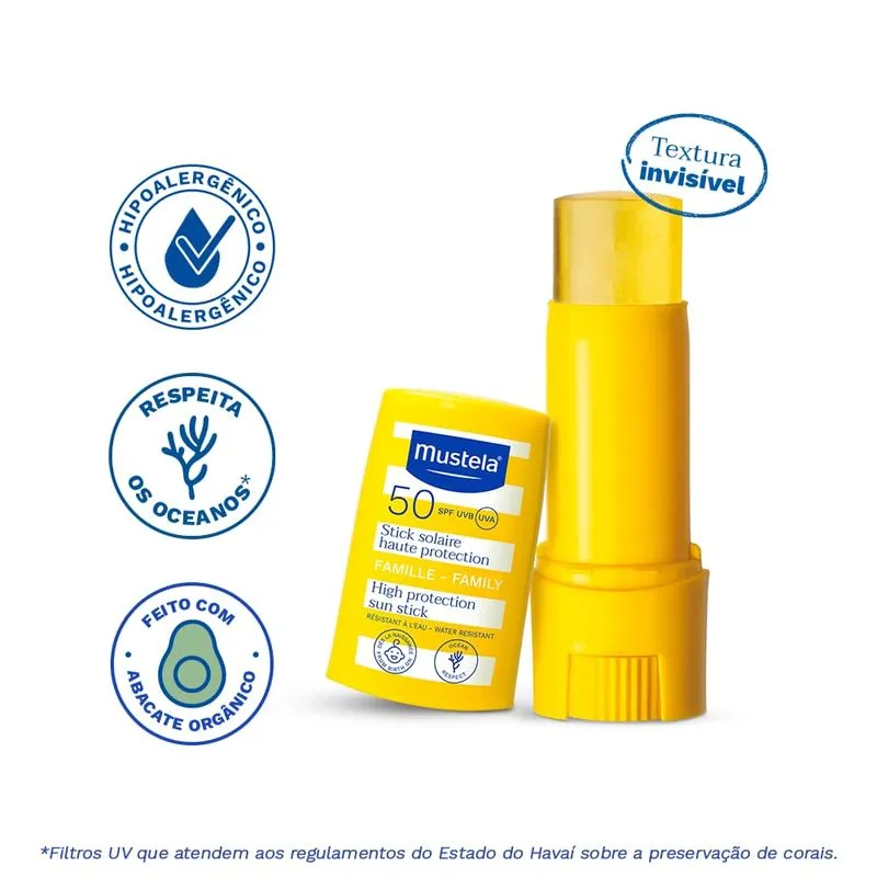 Mustela Stick Protetor Solar Alta Proteção FPS 50