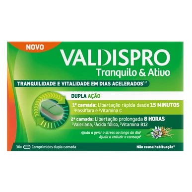 Valdispro Tranquilo & Ativo Comprimidos X30