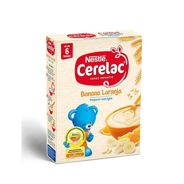 Nestlé Cerelac Papa Infantil Láctea Banana Laranja 250g