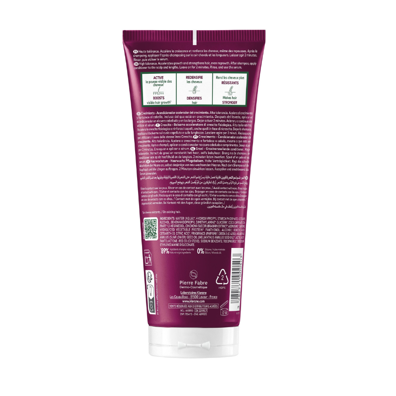 Klorane Quinina Condicionador Acelerador de Crescimento 200ml - Image 2