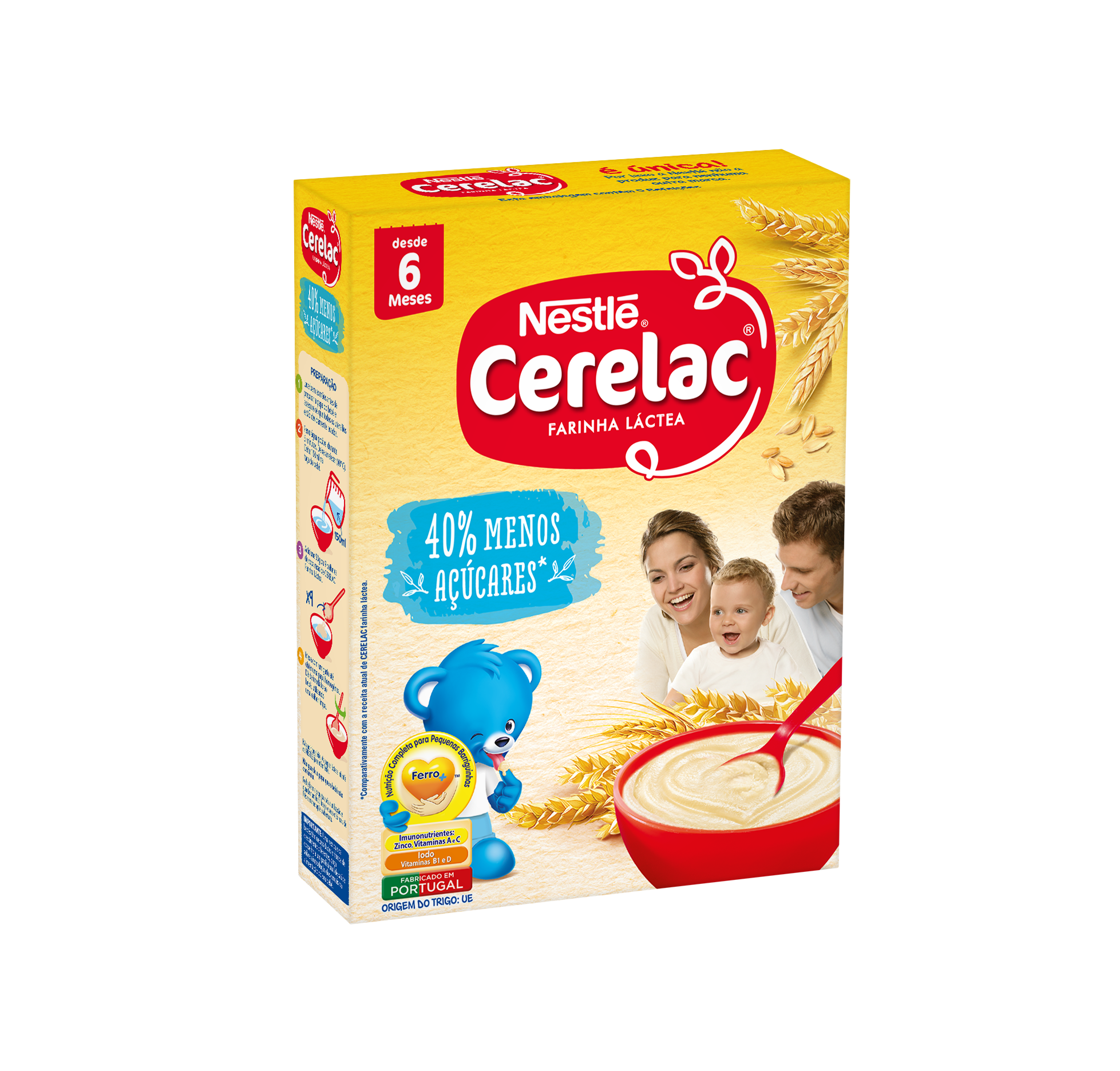 Cerelac Farinha Láctea -40%Açu 250G 6M+