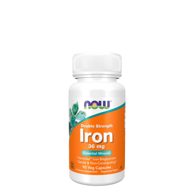 Now Iron Double Strength Cápsulas Sistema Imunitário 90un. 1 Now Iron Double Strength Cápsulas Sistema Imunitário 90un.
