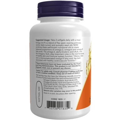 Now Omega 3-6-9 Caps X100 cápsulas - Image 3