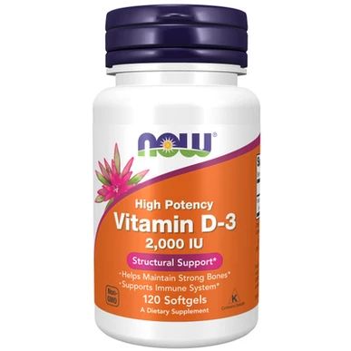Now Vitamina D3 2000 IU Cápsulas X120 1 Now Vitamina D3 2000 IU Cápsulas X120