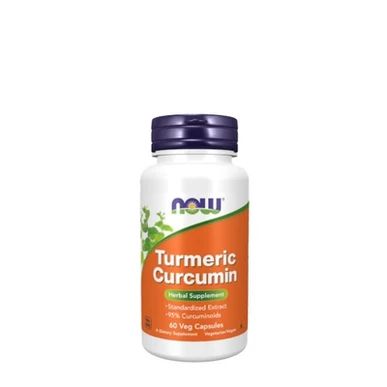 NOW Turmeric Curcumin x 60 Cápsulas Vegetais - Suporte Articular 1 NOW Turmeric Curcumin x 60 Cápsulas Vegetais - Suporte Articular